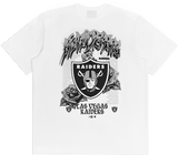 New Era NFL Grunge Rose Tee Las Vegas Raiders White
