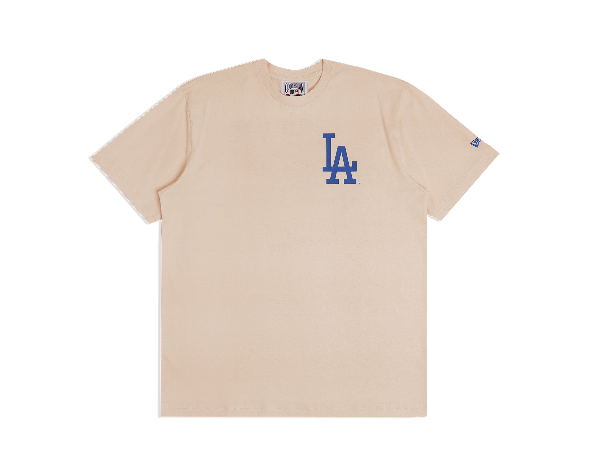 New Era MLB 1963 Coop Champs Tee Los Angeles Dodgers Ecru Heather
