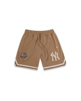 New Era MLB Sandy Bay Mesh Shorts New York Yankees Camel