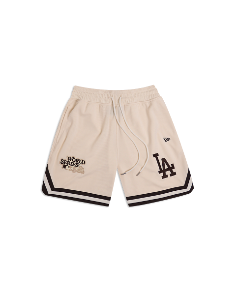 New Era MLB Sandy Bay Mesh Shorts Los Angeles Dodgers Off-White