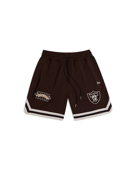 New Era NFL Sandy Bay Mesh Shorts Las Vegas Raiders Burnt Wood