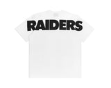 New Era NFL Team Script Tee Las Vegas Raiders White
