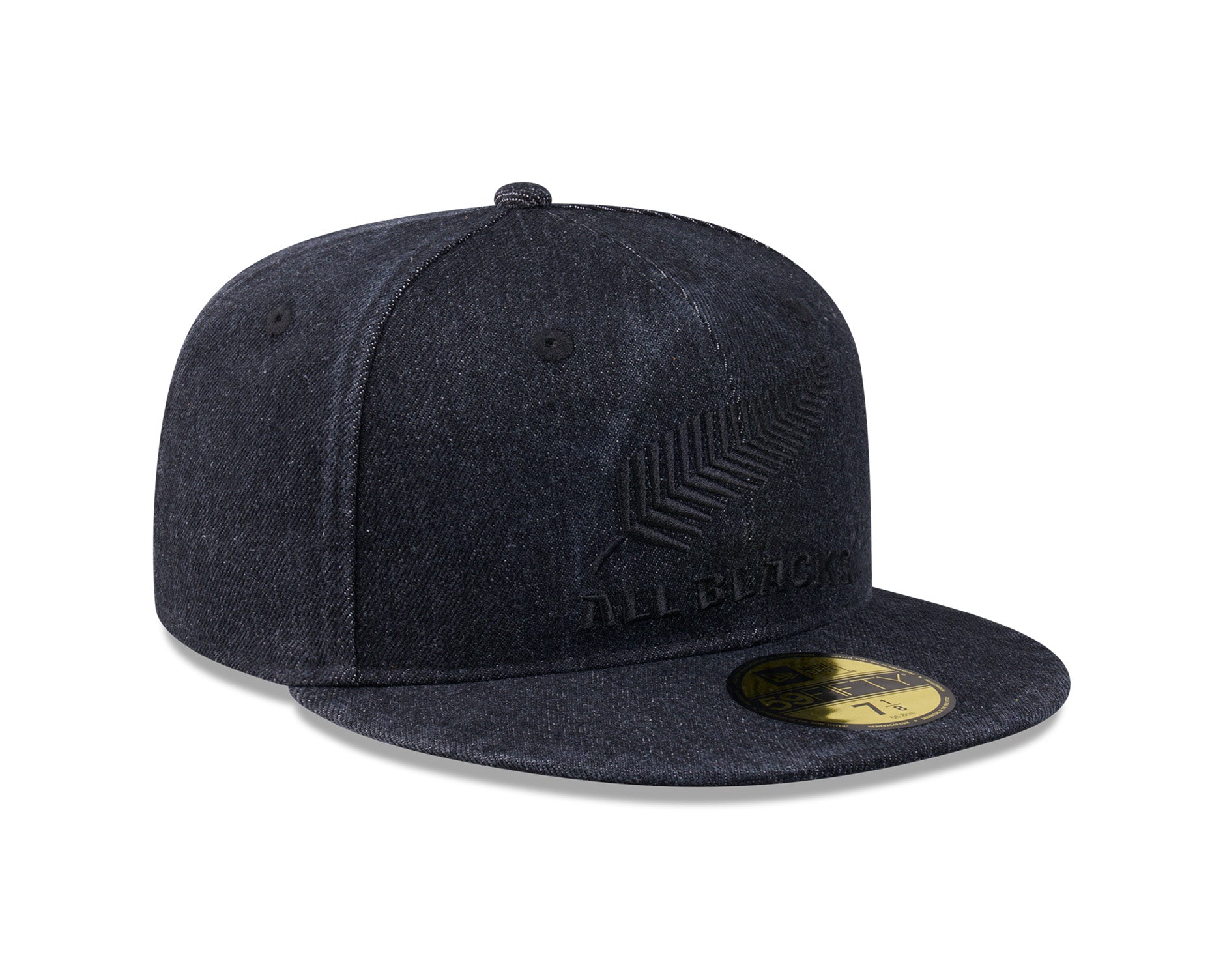 New Era 59Fifty Rugby Union All Blacks Washed Denim