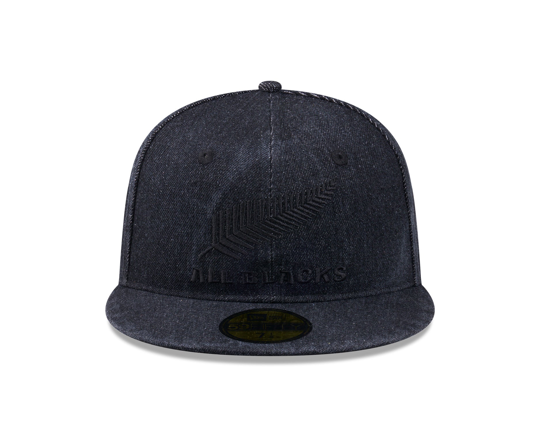 New Era 59Fifty Rugby Union All Blacks Washed Denim