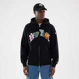 New Era MLB Multi Letter 2Way Zip Hoodie New York Yankees Black