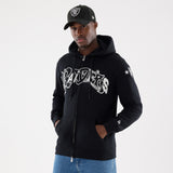 New Era NFL Multi Letter 2Way Zip Hoodie Las Vegas Raiders Black