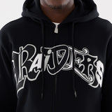 New Era NFL Multi Letter 2Way Zip Hoodie Las Vegas Raiders Black