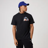 New Era MLB Multi Letter Tee Los Angeles Dodgers Black
