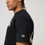 New Era NBA Multi Letter Tee Chicago Bulls Black