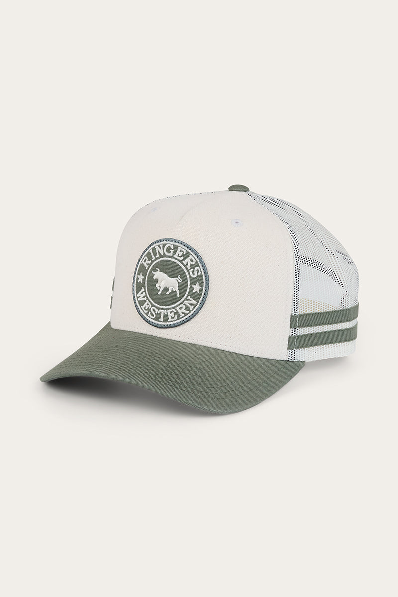 Ringers Western McCoy Trucker Cap Beige/Pale Olive