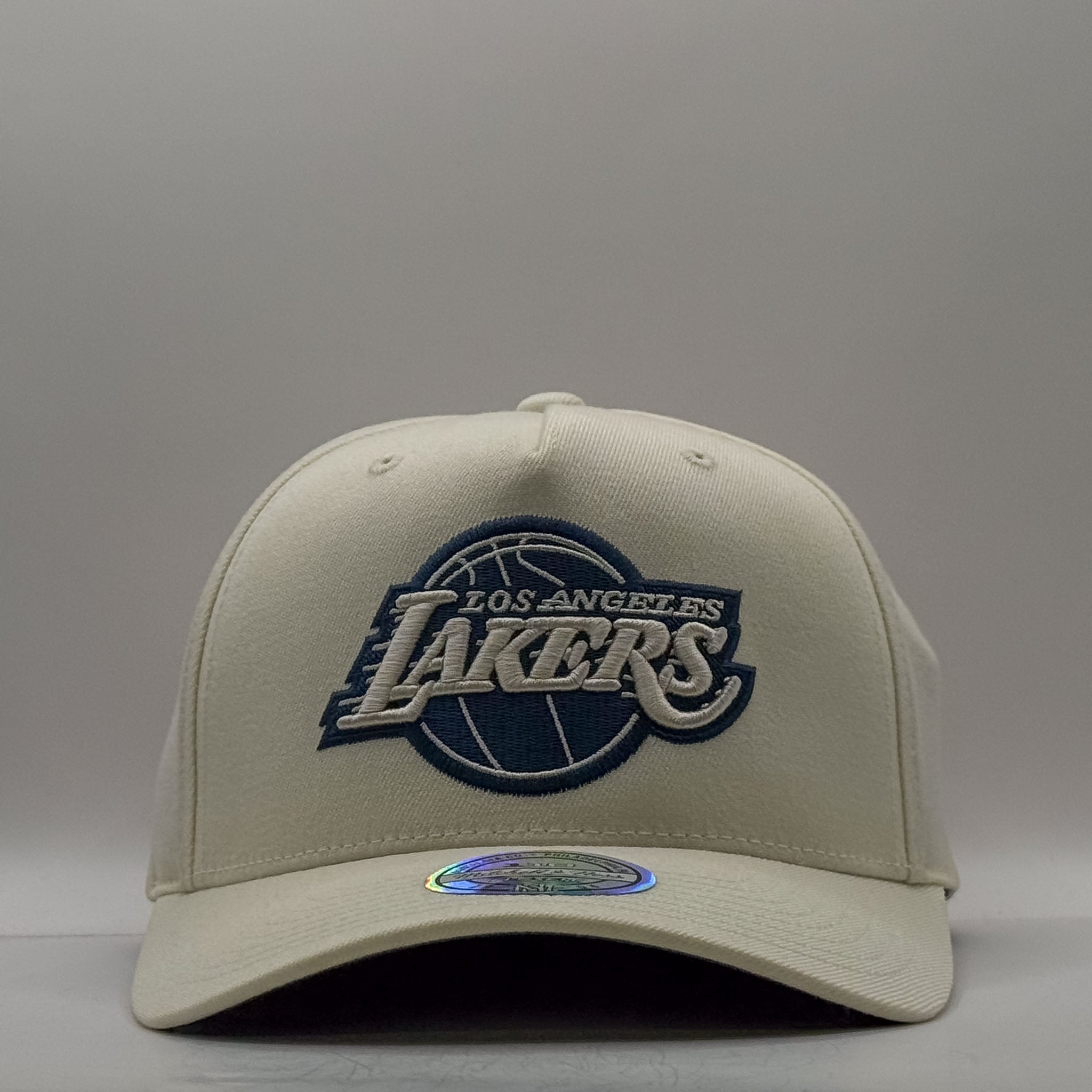 Mitchell & Ness NBA Flexfit 110 Los Angeles Lakers Cream/Teal