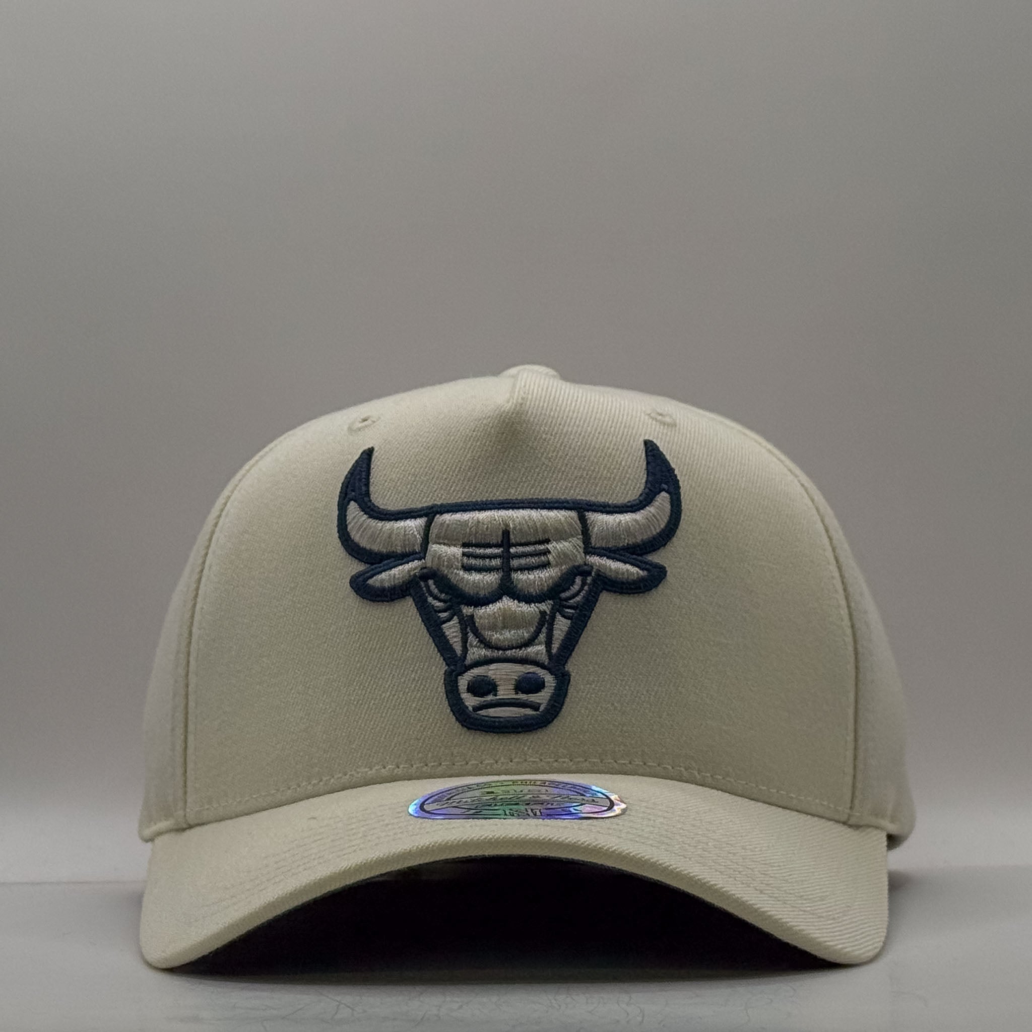 Mitchell & Ness NBA Flexfit 110 Chicago Bulls Cream/Teal