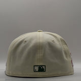 New Era 59Fifty MLB World Series Oakland Athletics Chrome White/Dark Green