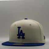 New Era 59Fifty MLB World Series Los Angeles Dodgers Chrome White/Dark Royal