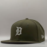 New Era 59Fifty MLB Olive Detroit Tigers