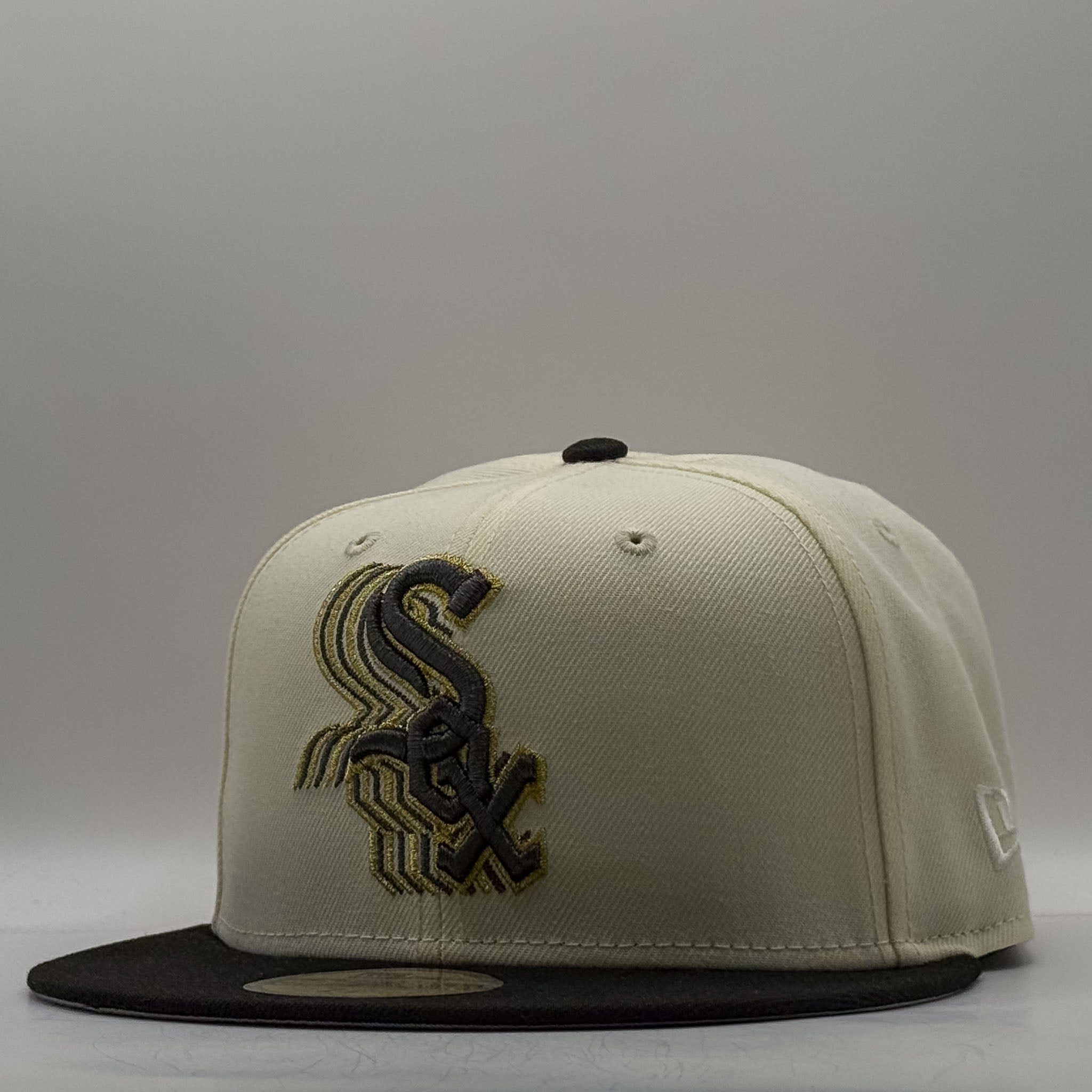 New Era 59Fifty MLB Cascade WS Chicago White Sox Chrome/Black