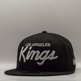 New Era 59Fifty NHL Script Los Angeles Kings Black
