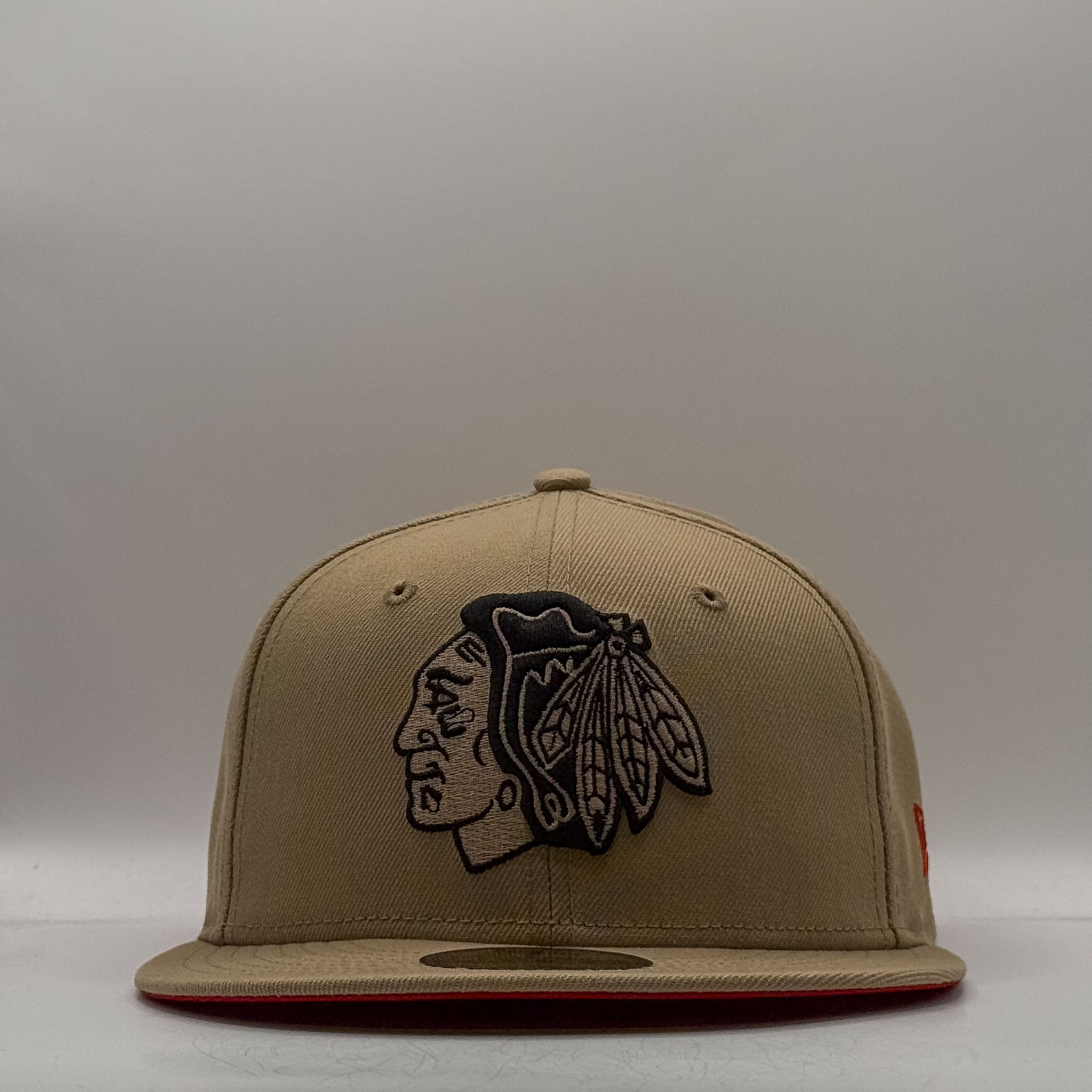 New Era 59Fifty NHL Chicago Blackhawks Camel/Scarlet