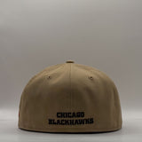 New Era 59Fifty NHL Chicago Blackhawks Camel/Scarlet