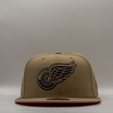 New Era 59Fifty NHL Detroit Red Wings Camel/Scarlet