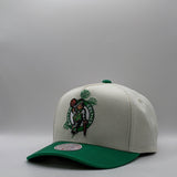 Mitchell & Ness NBA Pro Pinch Tilted Draft Boston Celtics Chrome White
