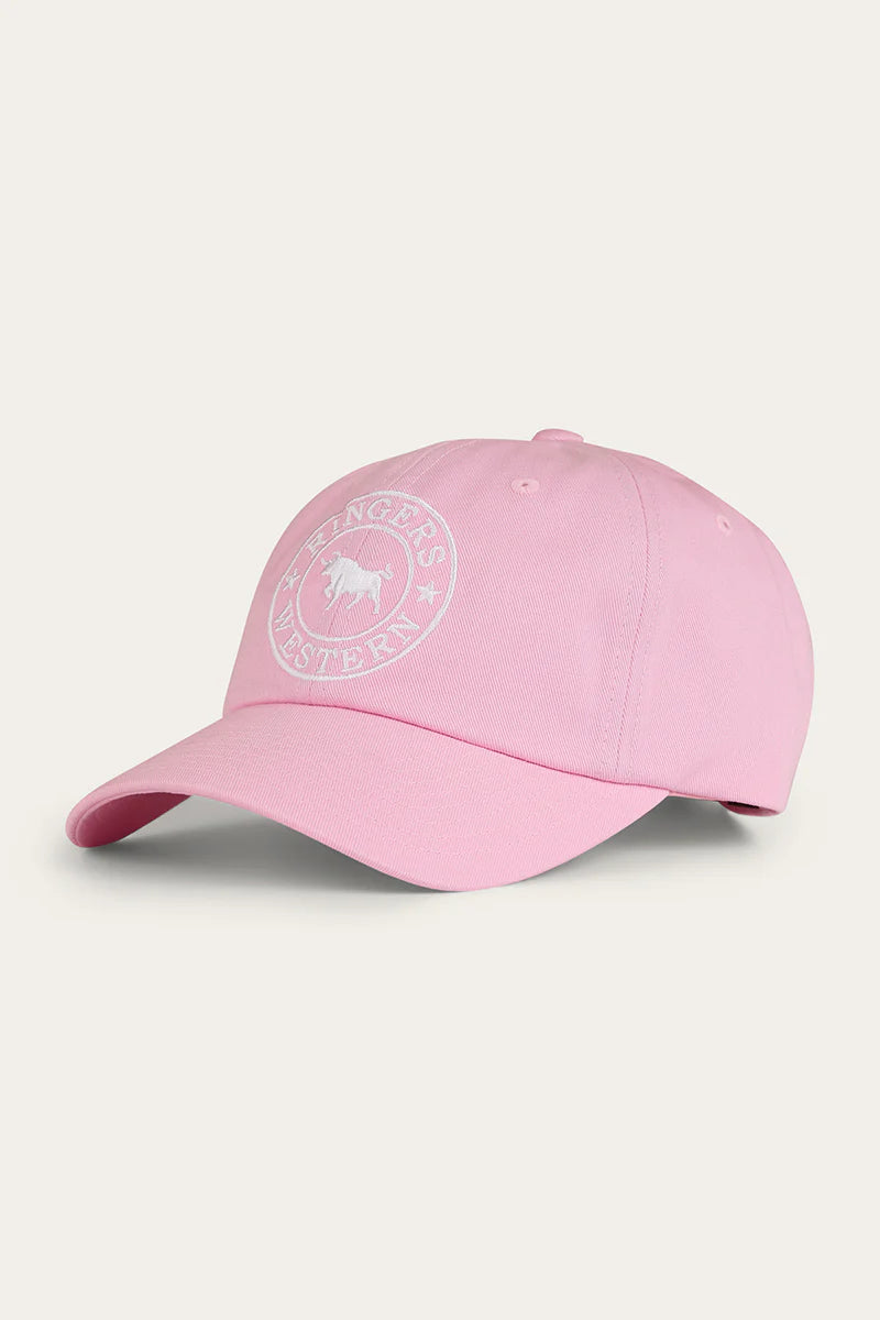 Ringers Western Universal Baseball Cap Pink/White