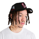 New Era 9Forty A-Frame NFL Gradient Houston Texans Black/Scarlet