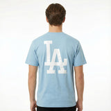 Majestic MLB Gel Logo Tee Los Angeles Dodgers Baby Blue