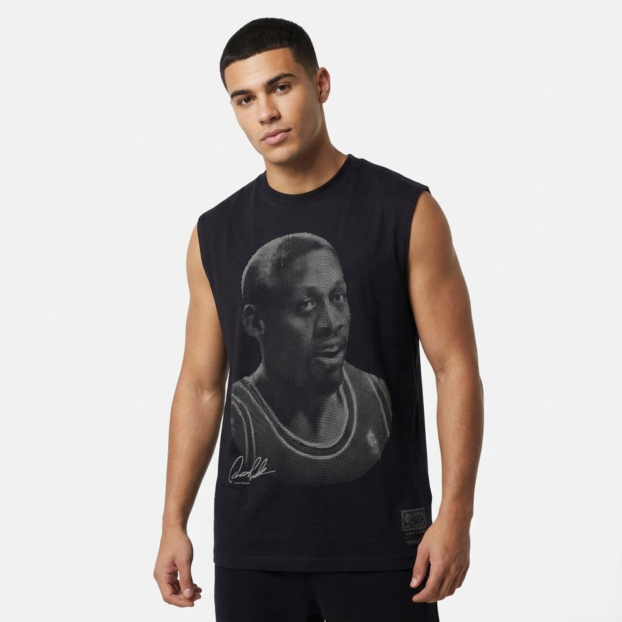 Mitchell & Ness NBA Player IP Muscle Tee Chicago Bulls Rodman Black