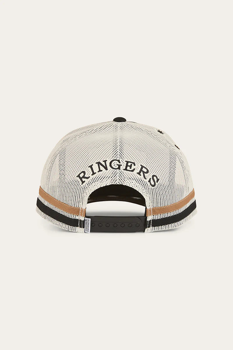 Ringers Western Country Club Deep Fit Trucker Cap Black