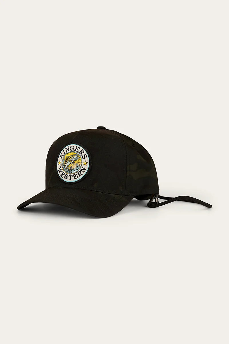 Ringers Western Big Catch Tech Baseball Cap Black Camo