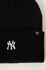 47 Brand Baserunner Beanie MLB Contemporary New York Yankees Black