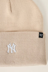 47 Brand Baserunner Beanie MLB Contemporary New York Yankees Stone