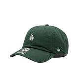 47 Brand Clean Up Baserunner MLB Well Worn Winter Los Angeles Dodgers Dark Green