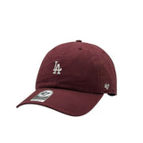 47 Brand Clean Up Baserunner MLB Well Worn Winter Los Angeles Dodgers Maroon