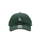 47 Brand Clean Up Baserunner MLB Well Worn Winter Los Angeles Dodgers Dark Green