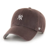 47 Brand Clean Up Baserunner MLB Well Worn Winter New York Yankees Brown