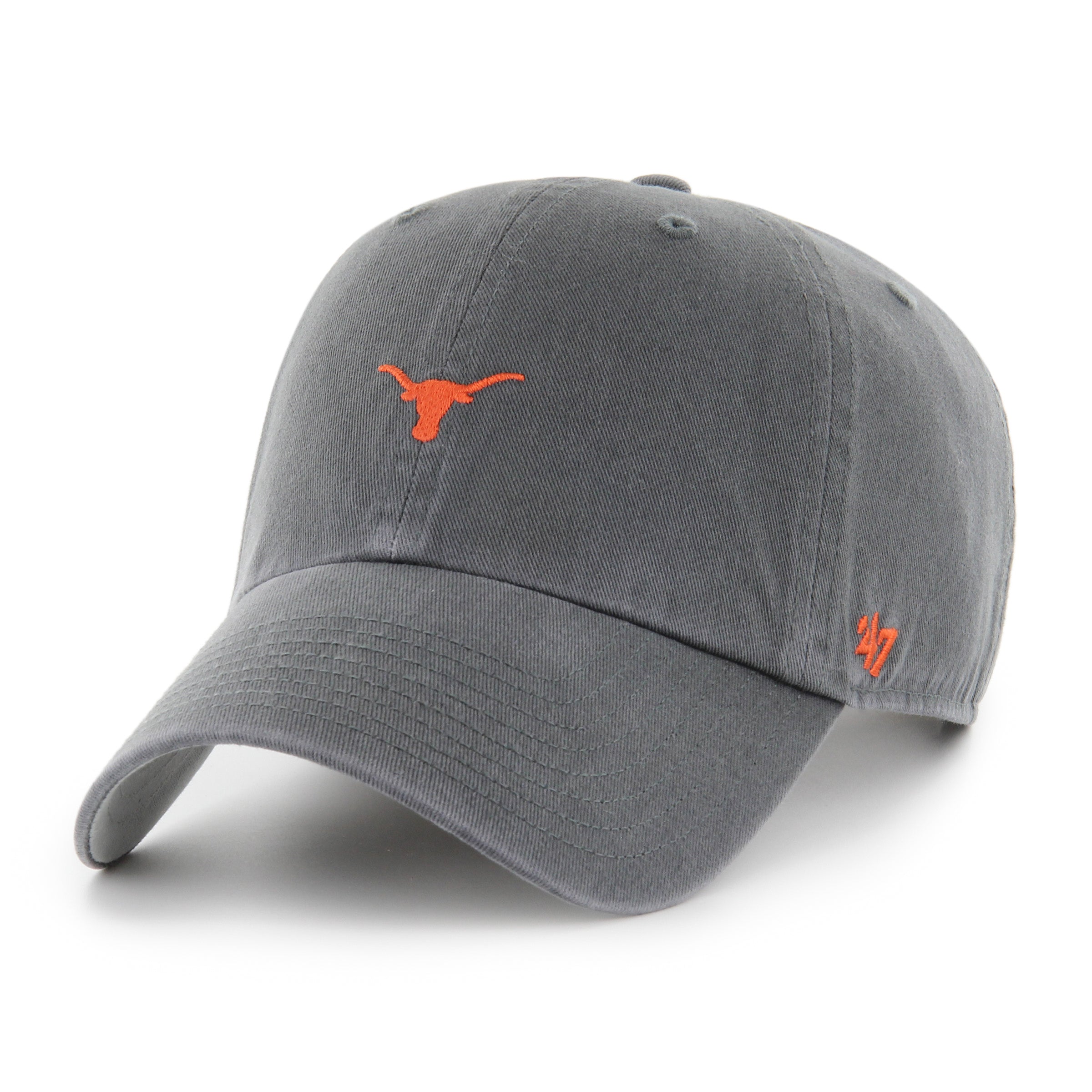 47 Brand Clean Up Baserunner NCAA Texas Longhorns Charcoal