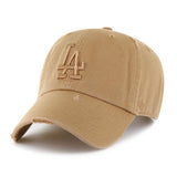 47 Brand Clean Up MLB Distressed Los Angeles Dodgers Camel