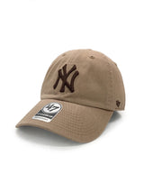 47 Brand Clean Up MLB Latte New York Yankees Brown