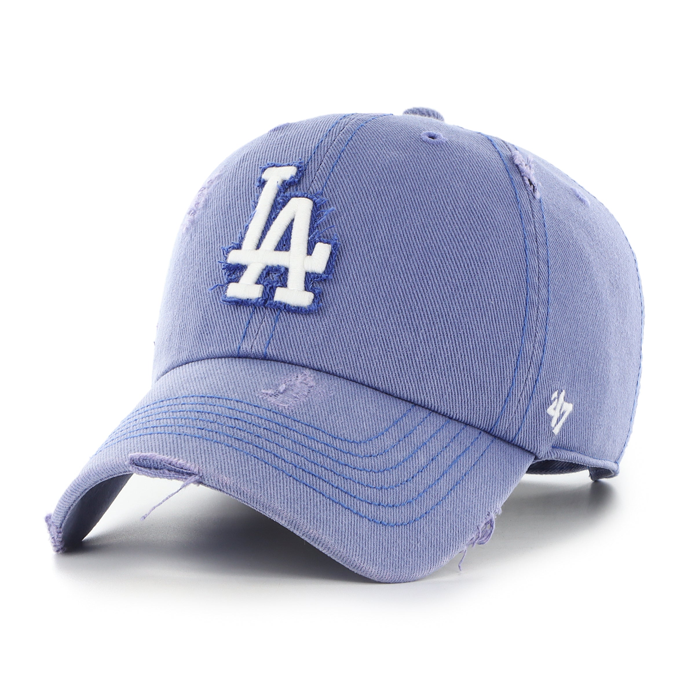 47 Brand Clean Up MLB Well Worn Distressed Los Angeles Dodgers Blue