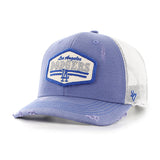 47 Brand Hitch MLB Well Worn Trucker Los Angeles Dodgers Blue