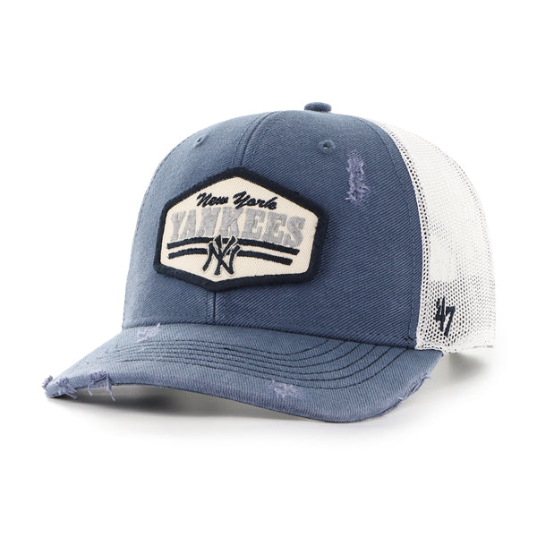 47 Brand Hitch MLB Well Worn Trucker New York Yankees Navy