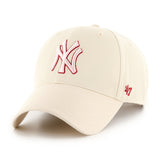 47 Brand MVP Sure Shot MLB New York Yankees Natural/Pink
