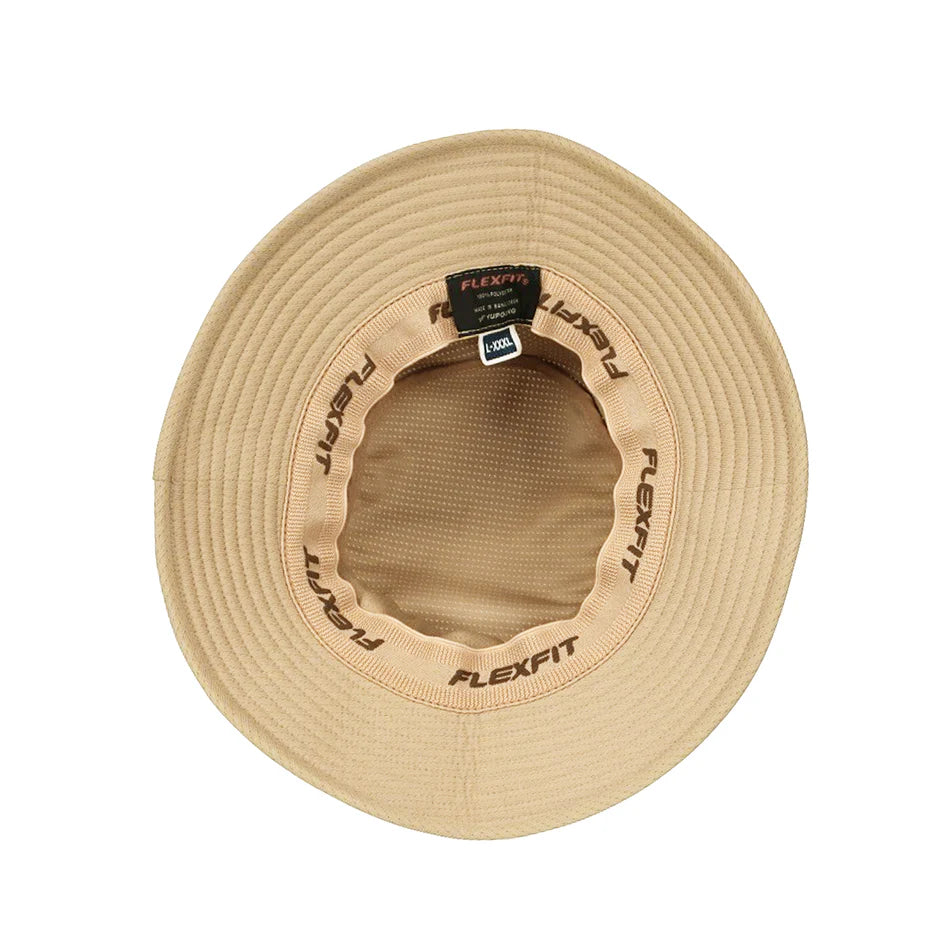 Flexfit Cool and Dry Mesh Bucket Hat Khaki