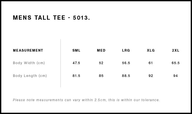 AS Colour Tall Tee Safety Orange