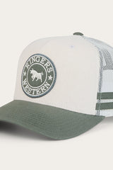 Ringers Western McCoy Trucker Cap Beige/Pale Olive