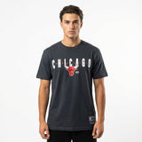 Mitchell & Ness NBA Letter Tee Chicago Bulls Black
