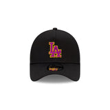 New Era 9Forty A-Frame MLB Passionfruit Los Angeles Dodgers Black