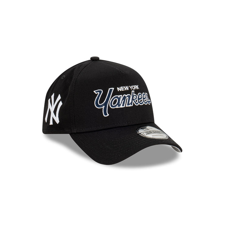New Era 9Forty A-Frame MLB Team Script New York Yankees